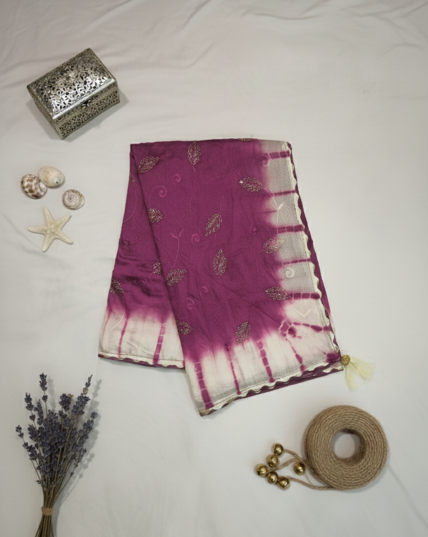 Bandhani Cotton Saree