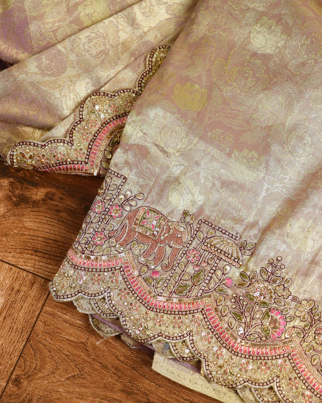 Rajwada Gulbahar Heritage Silk Saree
