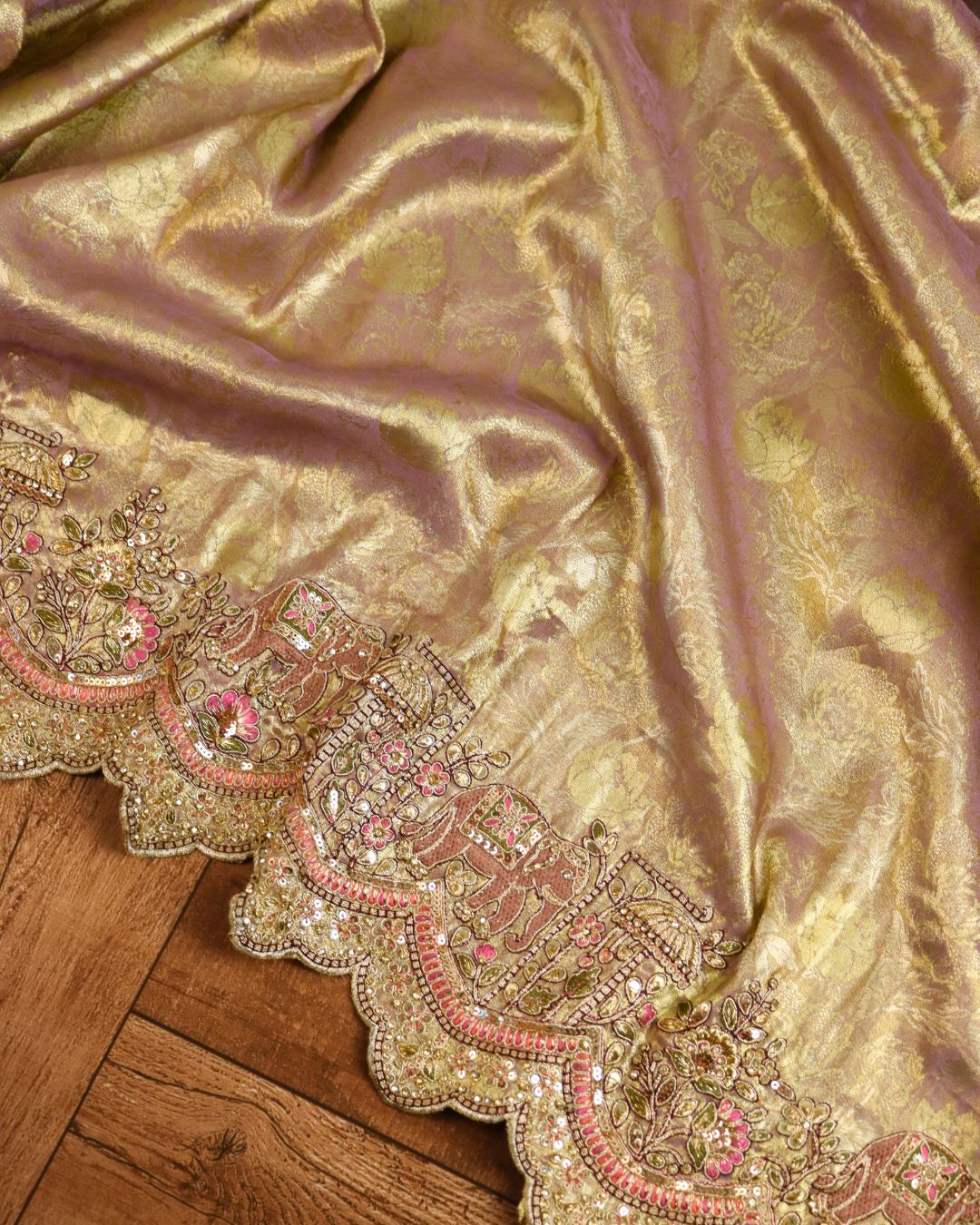 Rajwada Gulbahar Heritage Silk Saree