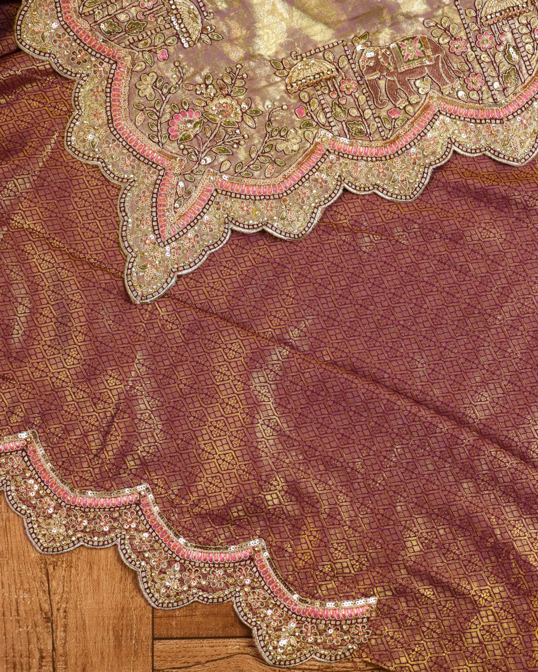Rajwada Gulbahar Heritage Silk Saree