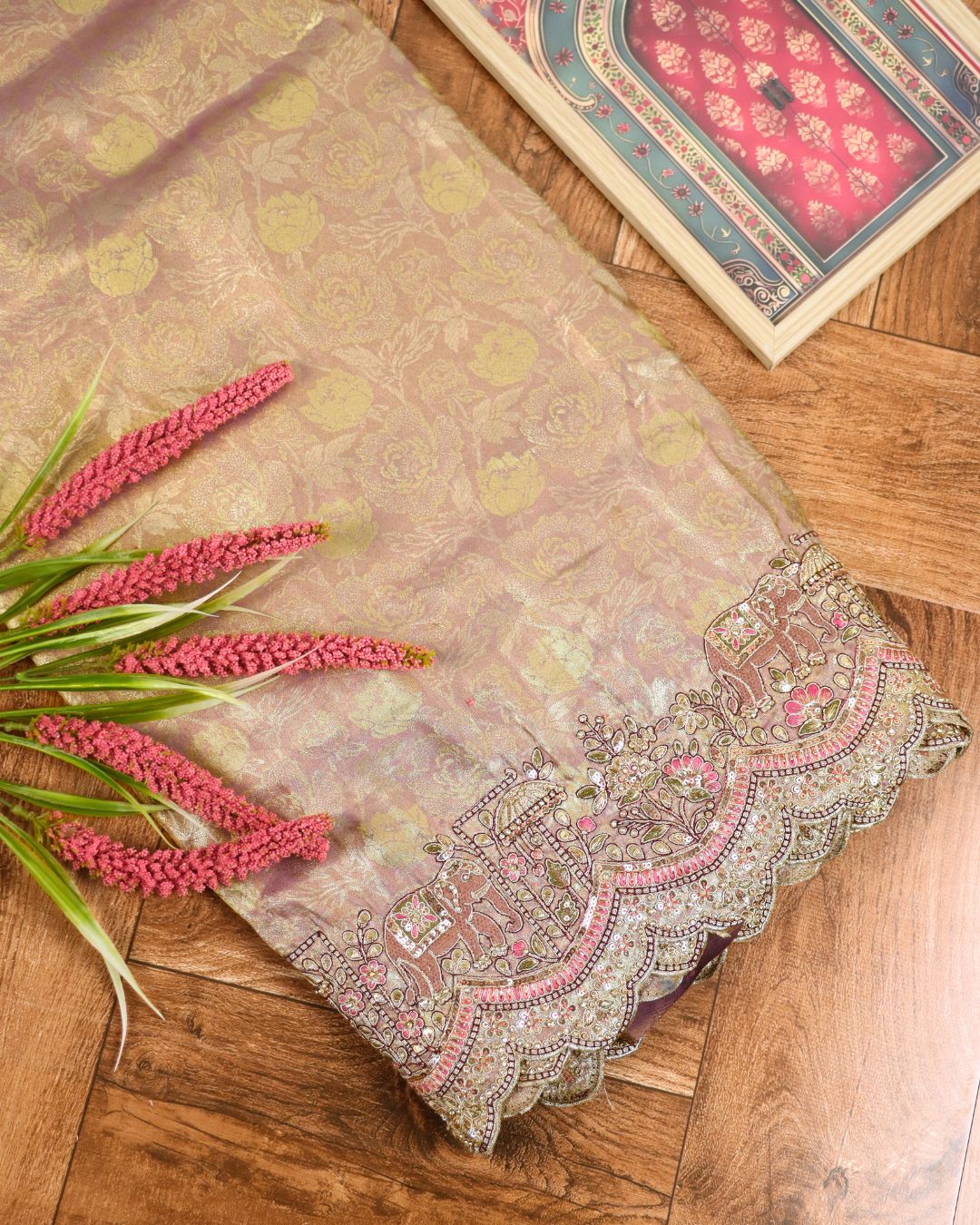 Rajwada Gulbahar Heritage Silk Saree