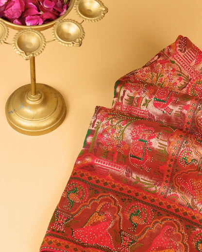 Rani Rose Kanjivaram Silk Saree