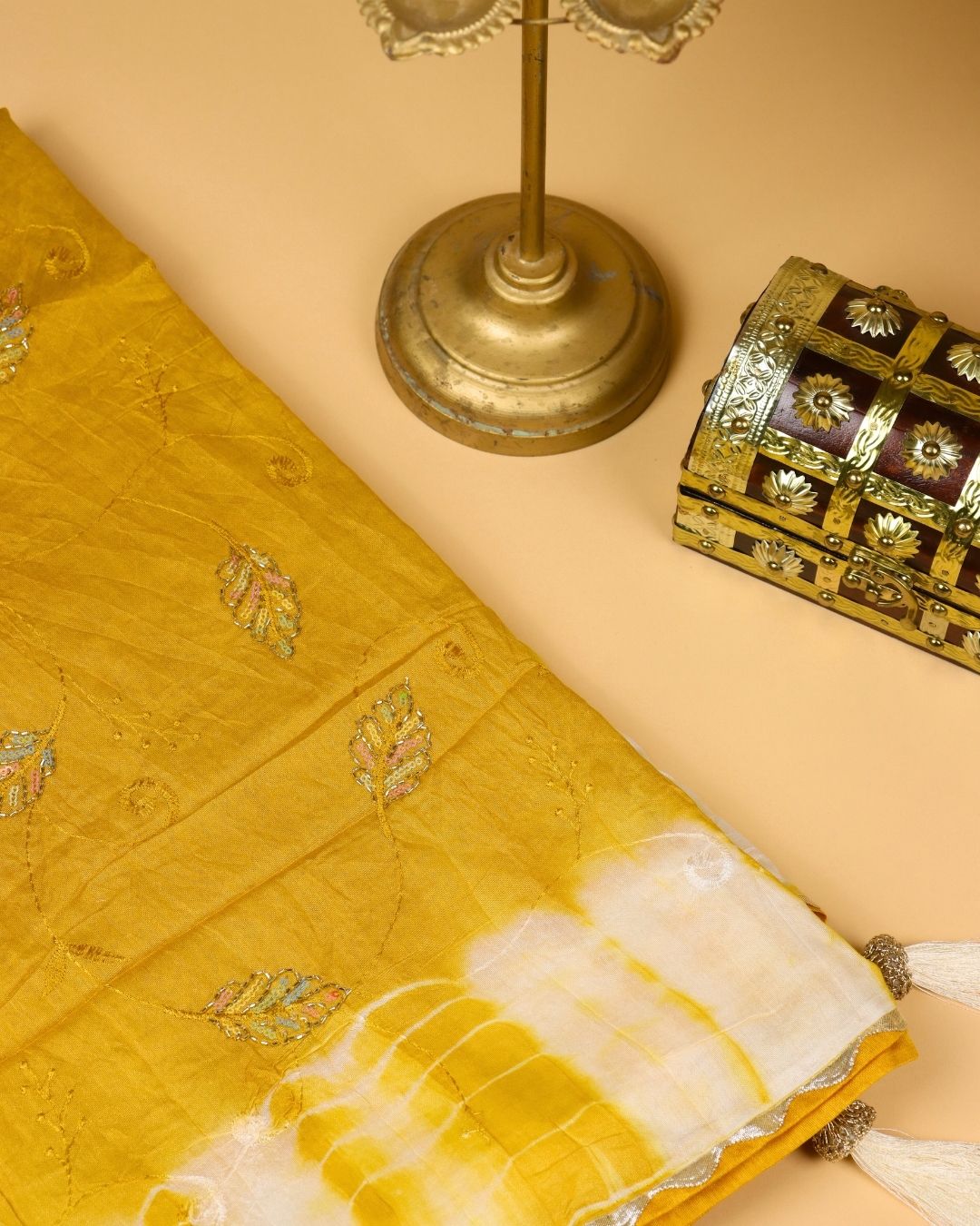 Bandhani Cotton Saree