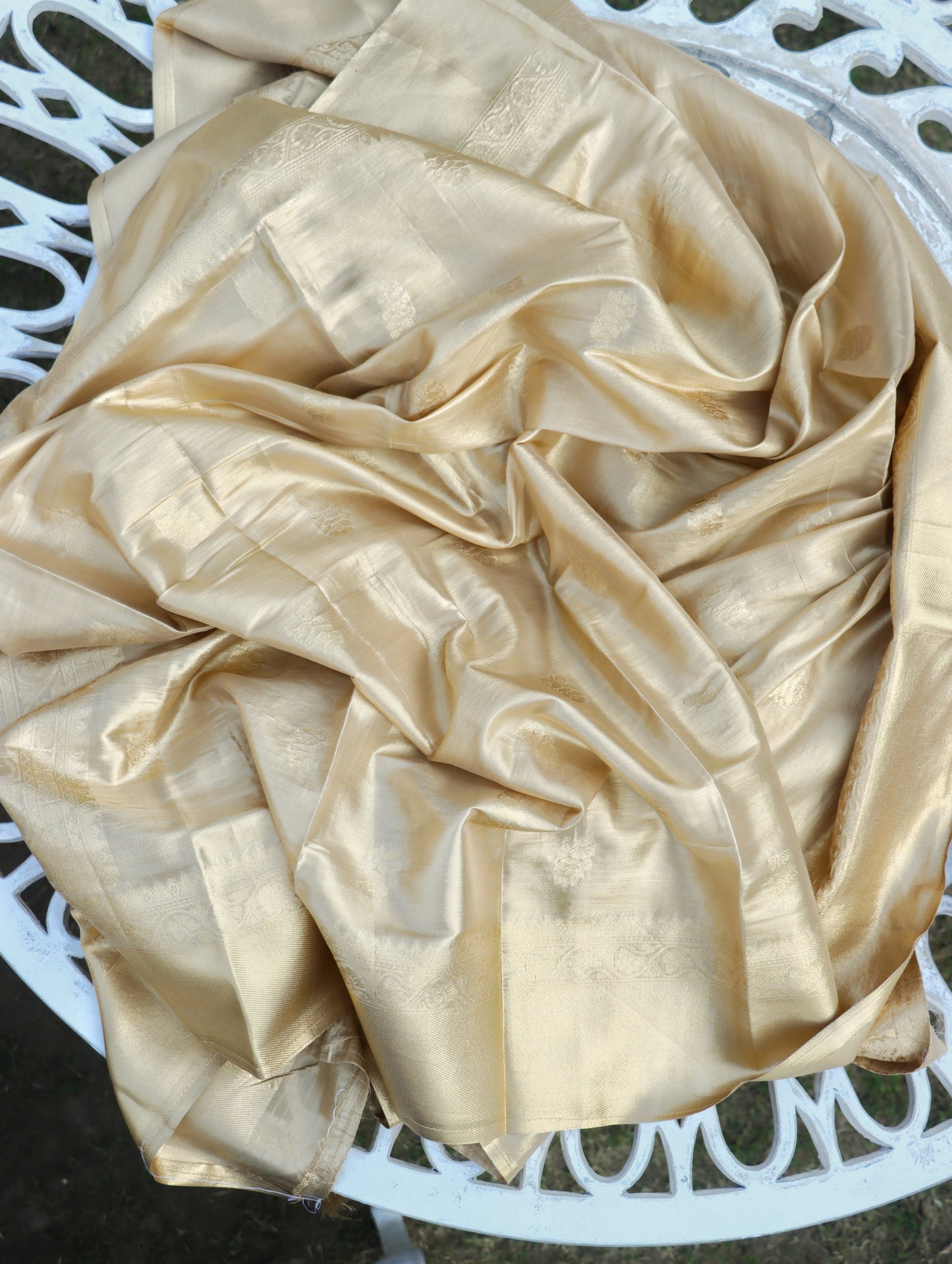 Golden Chandrika Pattu Saree