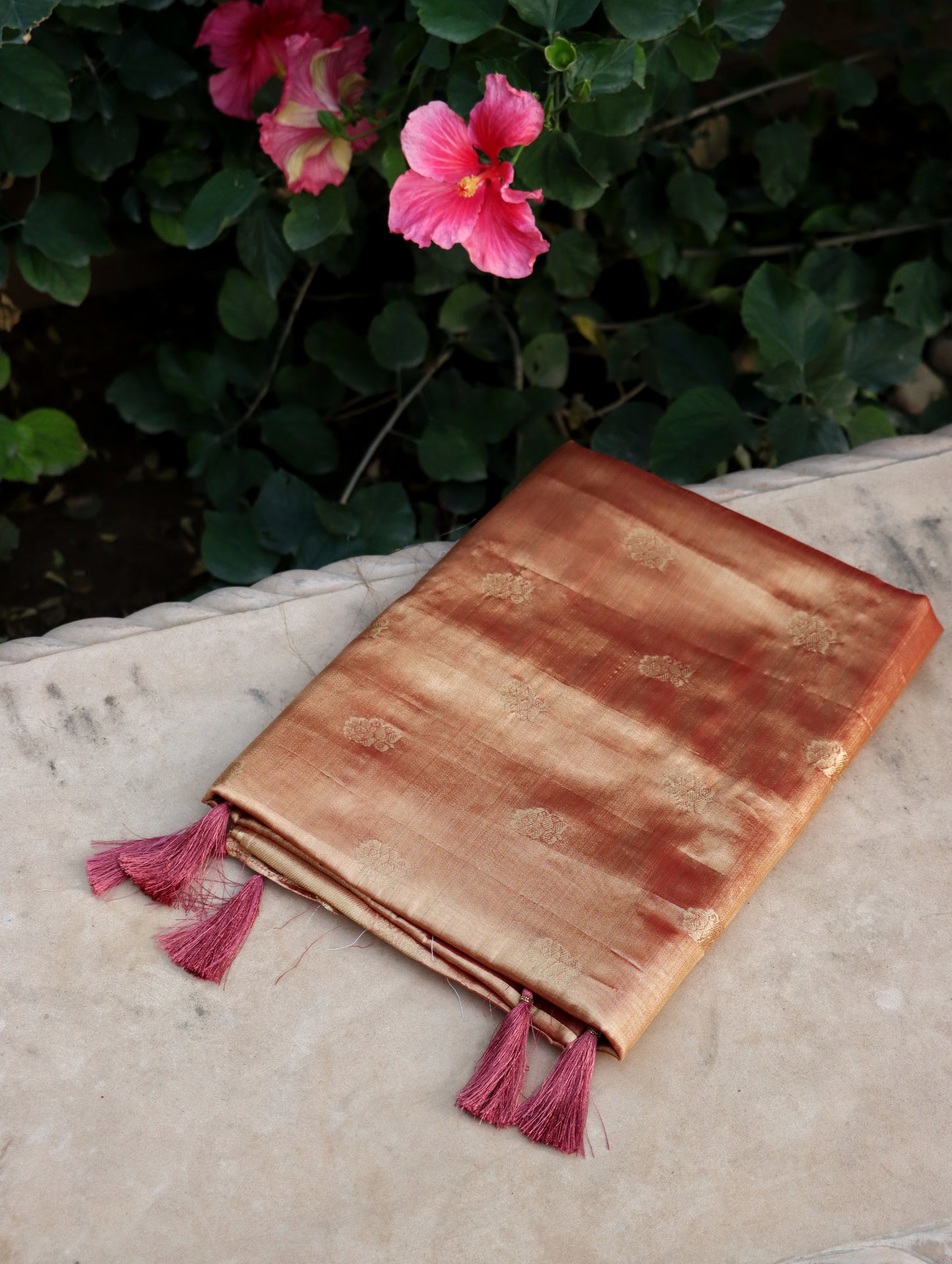 Royal Amber Pattu Silk Saree