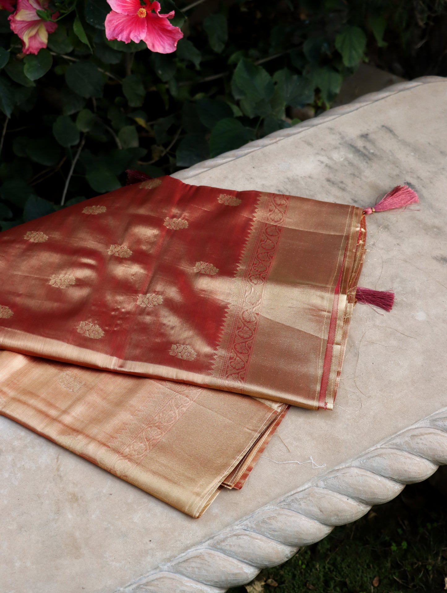 Royal Amber Pattu Silk Saree