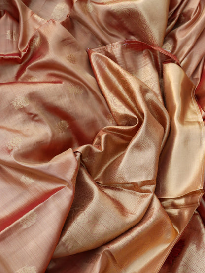 Royal Amber Pattu Silk Saree